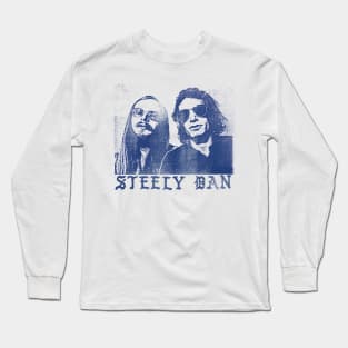 Steely Dan /\/\ Retro Faded Style Design Long Sleeve T-Shirt